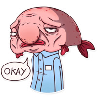 Грустная рыба-капля