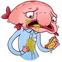 Грустная рыба-капля