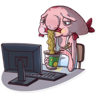 Грустная рыба-капля