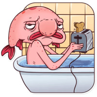 Грустная рыба-капля