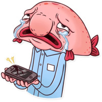 Грустная рыба-капля