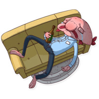 Грустная рыба-капля