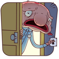 Грустная рыба-капля