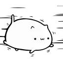 Round Pretty Cat @IMG2D