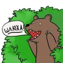 Медведь в кустах