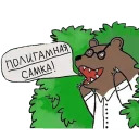 Медведь в кустах