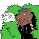 Медведь в кустах