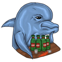 Дельфин-алкоголик