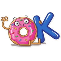 Пончик и кофе
