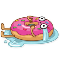 Пончик и кофе