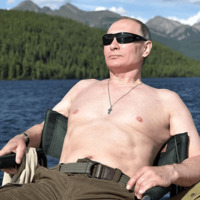 Путин на рыбалке
