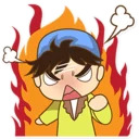 Funny Moslem Boy (LINE Sticker)
