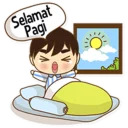 Funny Moslem Boy (LINE Sticker)