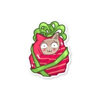 Серый котик