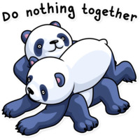 Ленивая панда