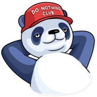 Ленивая панда