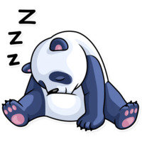 Ленивая панда