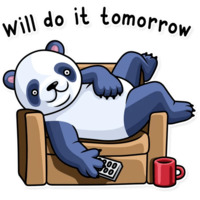 Ленивая панда