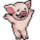 LIHKG Pig Animated (Pixel Art)