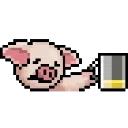 LIHKG Pig Animated (Pixel Art)