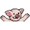 LIHKG Pig Animated (Pixel Art)