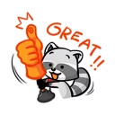 mapachin y perezosin