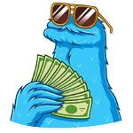 Cookie Monster @TrendingStickers