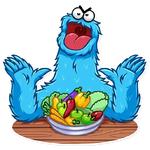 Cookie Monster @TrendingStickers