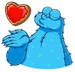 Cookie Monster @TrendingStickers