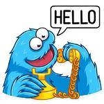 Cookie Monster @TrendingStickers