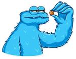 Cookie Monster @TrendingStickers