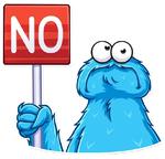Cookie Monster @TrendingStickers