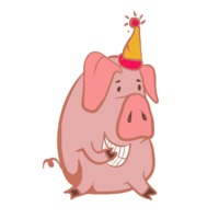 Новогодний свин