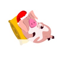 Новогодний свин