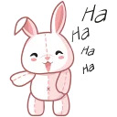 cute plush bunny