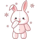 cute plush bunny