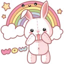 cute plush bunny
