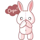 cute plush bunny