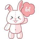 cute plush bunny