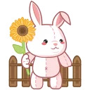 cute plush bunny
