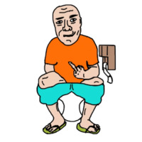 Эмоции правого на троне