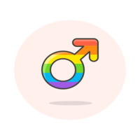 Гей пары и флаги